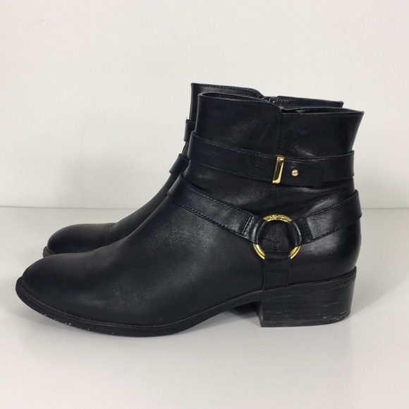 Lauren Ralph Lauren Shoes - Lauren Ralph Lauren Black Leather Margo Booties
